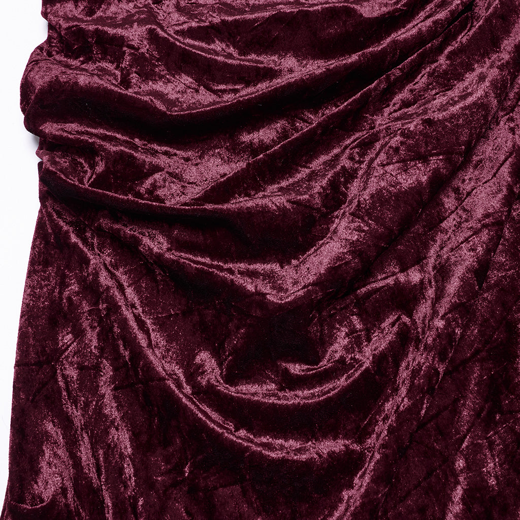 OQ-848BQF Gothic Skirt Velvet Lace Long Maxi Dark Elegance