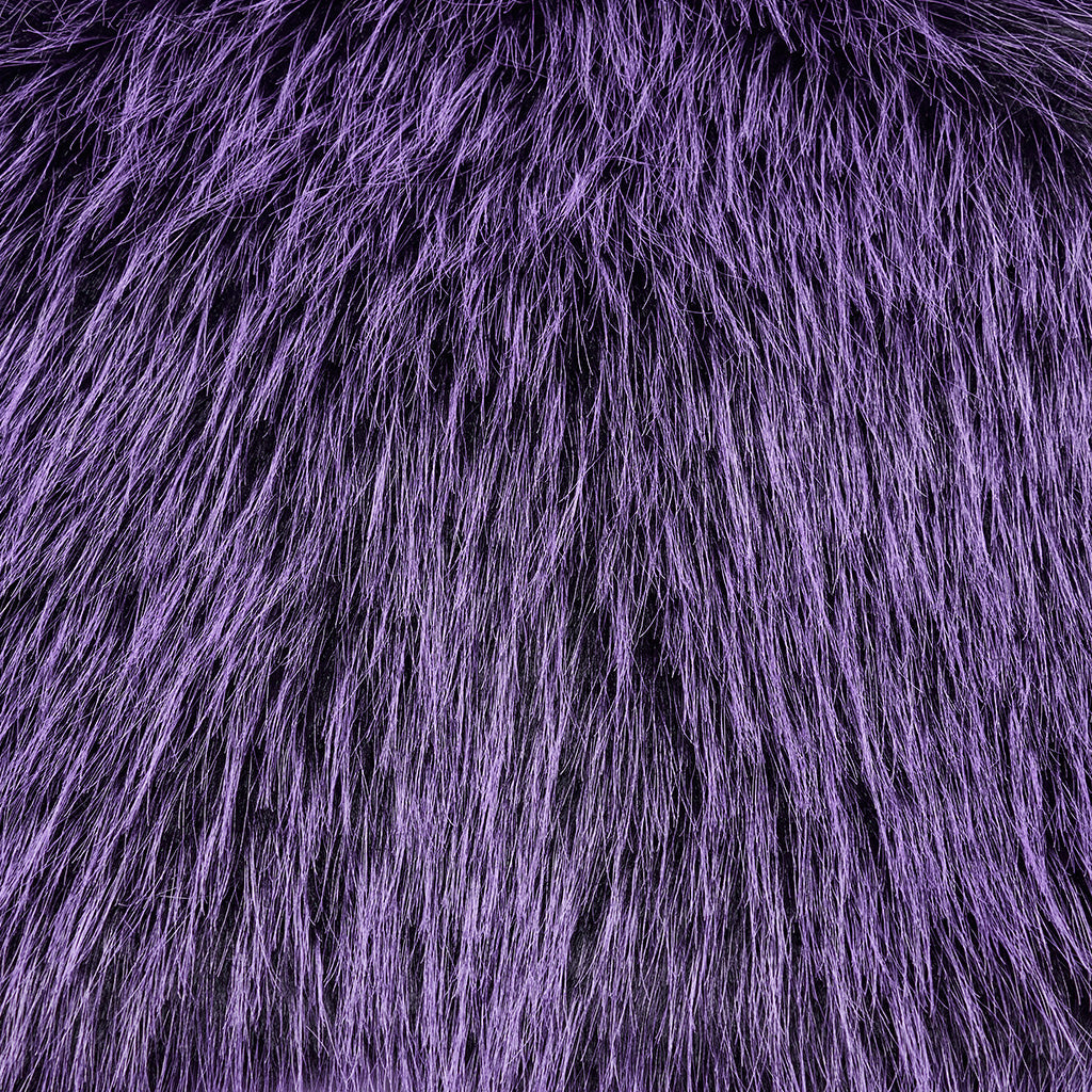 OS-749WJF Gothic Faux Fur Shoulder Cape Punk Accessories Purple Statement