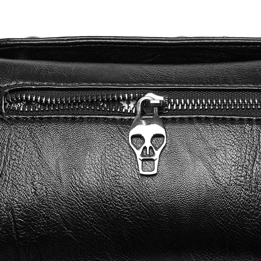 OS-756BBF Gothic Accessories Studded Chain Crossbody Bag Edgy Design