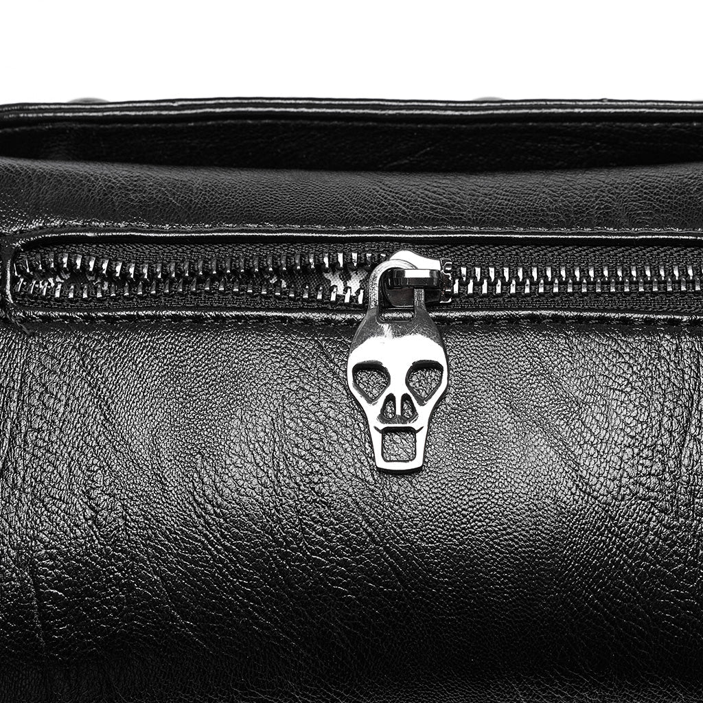 OS-756BBF Gothic Accessories Studded Chain Crossbody Bag Edgy Design