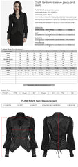 OY-1705CCF Victorian Inspired Gothic Jacket with Intricate Lace Details