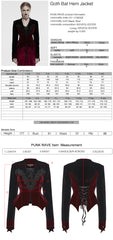 OY-1728DQF Elegant Velvet Lace Trim Gothic Jacket Victorian Style