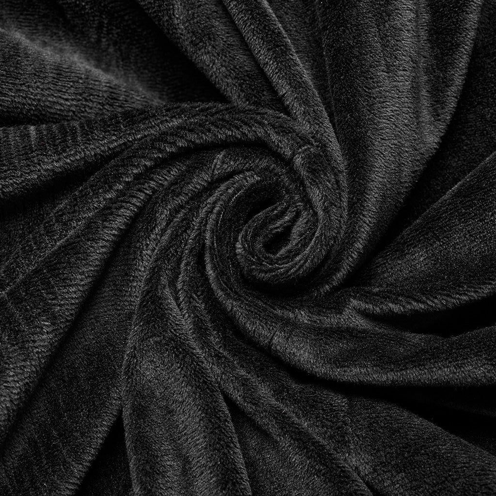 OY-1747XCF Velvet Gothic Coat Long Furry Trim Dramatic Dark Style Luxurious Velvet Gothic Coat with Dramatic Fur Accents Gothic Coat Furry Trim Velvet Longline Dramatic Dark Fashion
