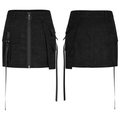 OPQ-891BQF PUNK series A shape high waist skirt