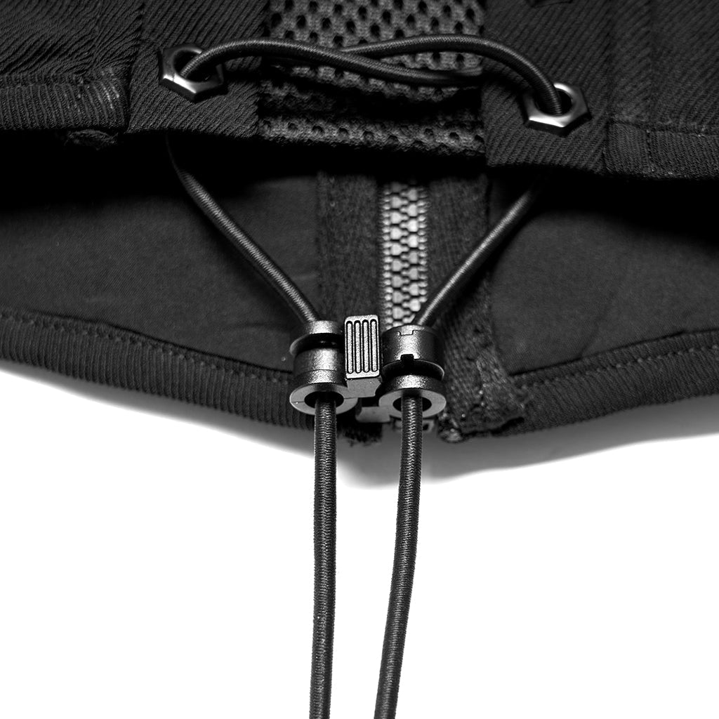 OPS-250YDF Gothic Corset Black Lace-up Waist Cincher Belt