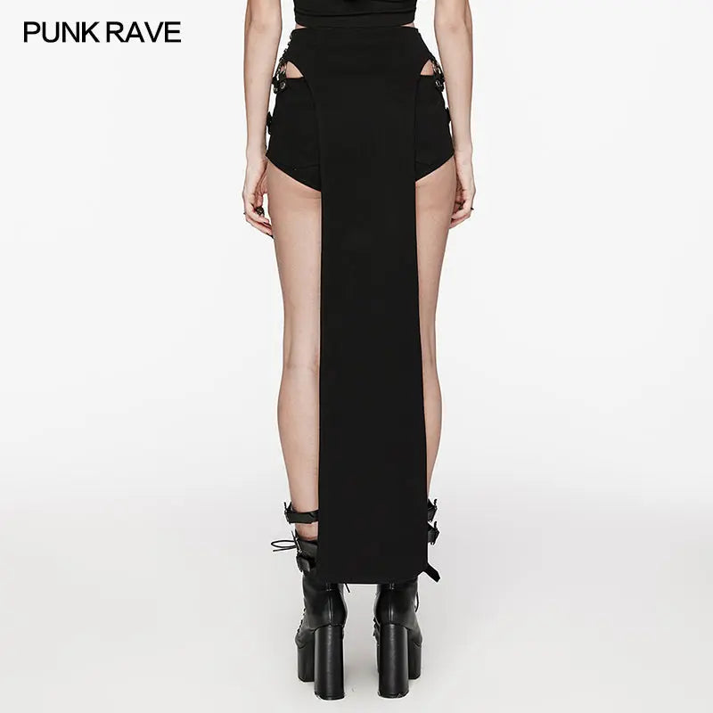 Punk Rave WK-618XDF Removable Strap Sexy Punk Stretch Fantasy Punk Cool Shorts Suit?-??Punk Rave Clothing