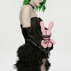 WS-893QTF Pink Bunny Chain Belt Punk Accessories for Edgy Style