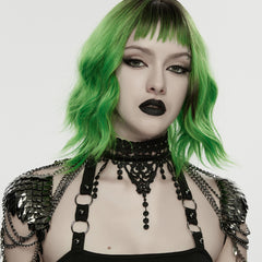 WS-895LHF Black Gothic Shoulder Armor Punk Accessories Choker Epaulet Chains
