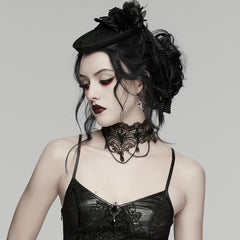 WS-902LHF Elegant Gothic Lace Choker Necklace Victorian Punk Accessories