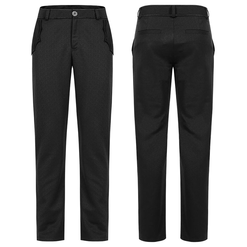 WK-481XCM Goth Cout Bat Pocket Pants