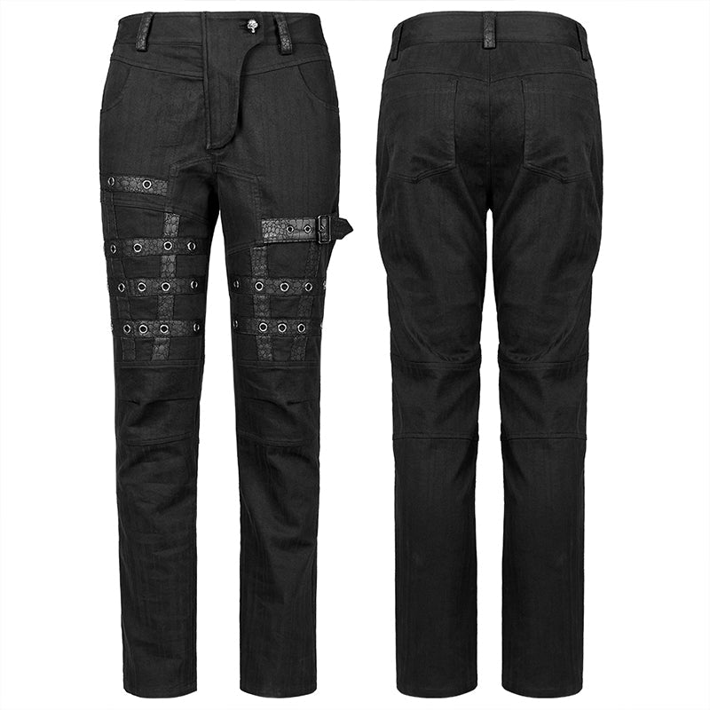 WK-497XCM 2022 Punk Simple Woven Trousers