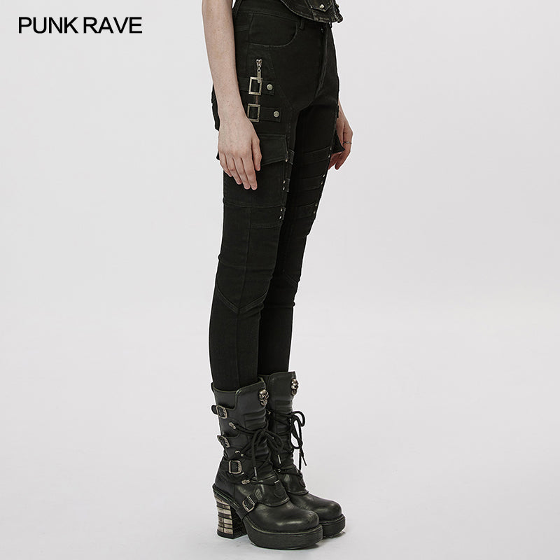 WK-541XCF Punk Tight Jeans