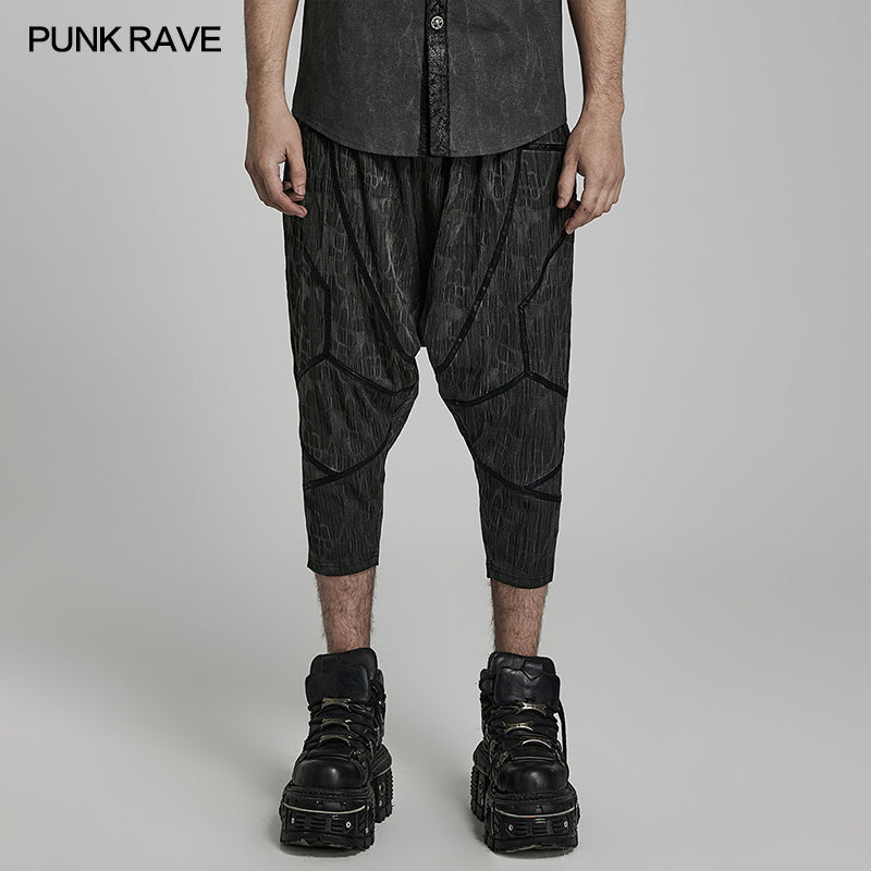 WK-571XCM Doomsday Cyberpunk Mens Cropped Trousers