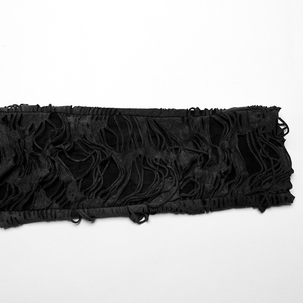 WK-623DDF Grunge Camouflage Punk Pants with Textured Layered Design?-??Punk Rave Clothing