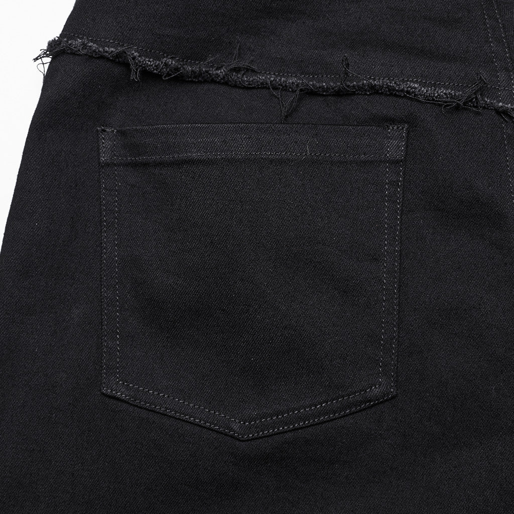 WK-658NCF Gothic Punk Pants Cross Patch Straight black Aesthetic Design?-??Punk Rave Clothing