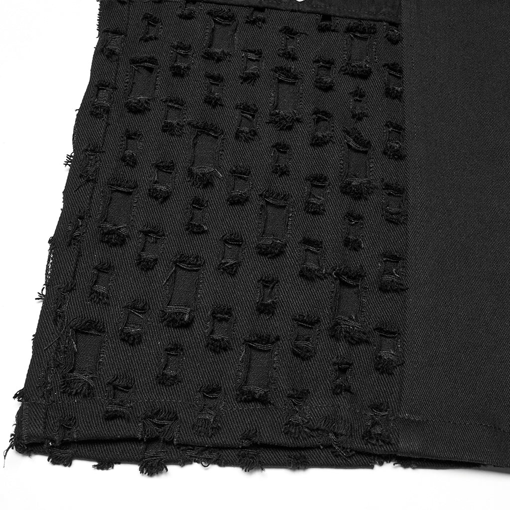 WK-721XCM Mens Grommet Buckle Strap Punk Pants Gothic Style Fashion
