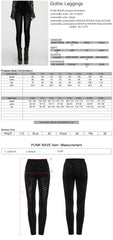 WK-814DDF Velvet Lace Accented Gothic Pants with Intricate Embroidery