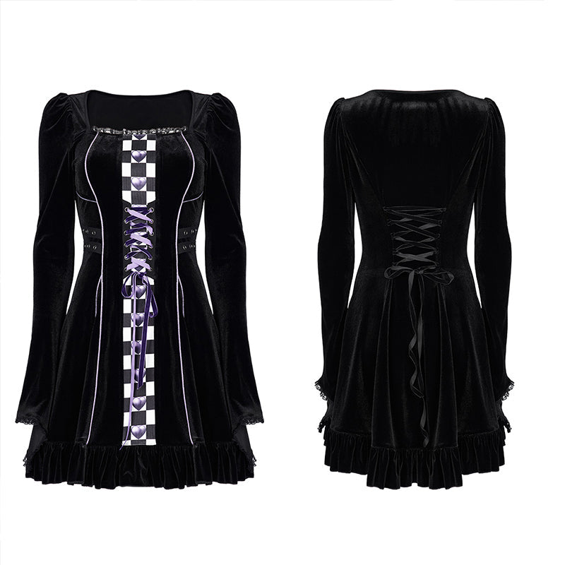 WLQ-102LQF Goth lolita girls dress