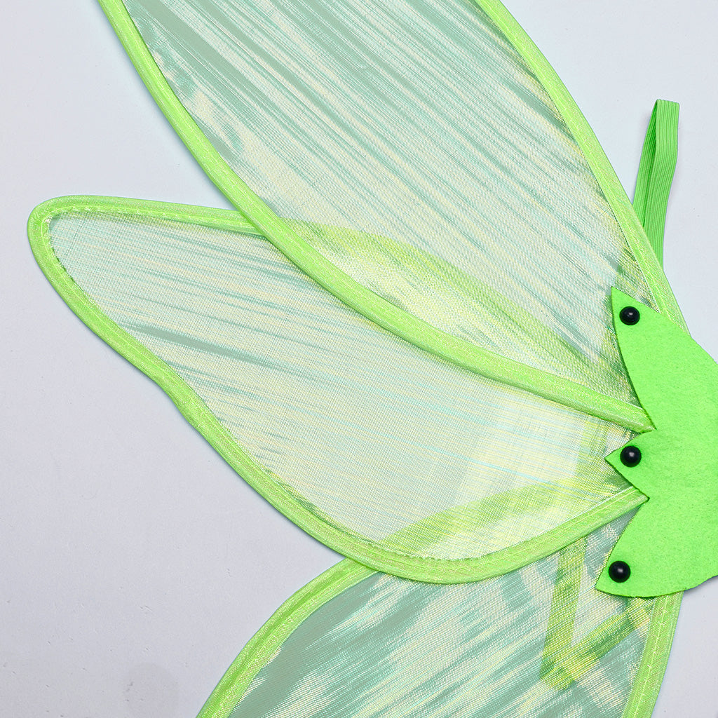 WLS-071OTF Fluorescent Green Butterfly Wings Harness Punk Accessories