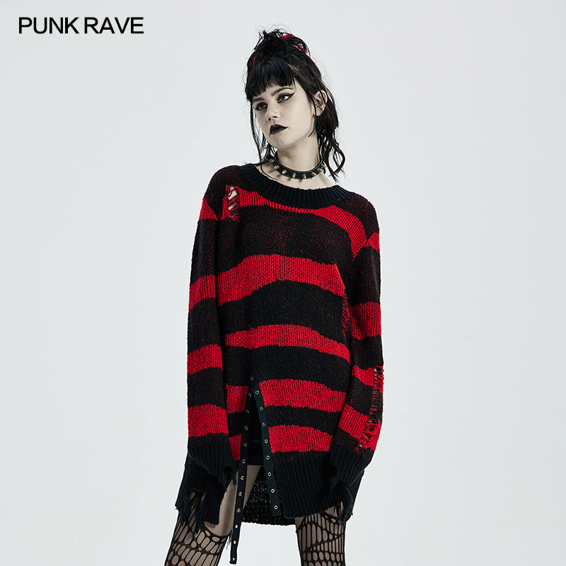 WM-063TMF Gothic pullover sweater -  Punk Rave Clothing