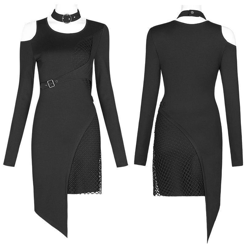 WQ-533LQF PUNK long sleeve dress