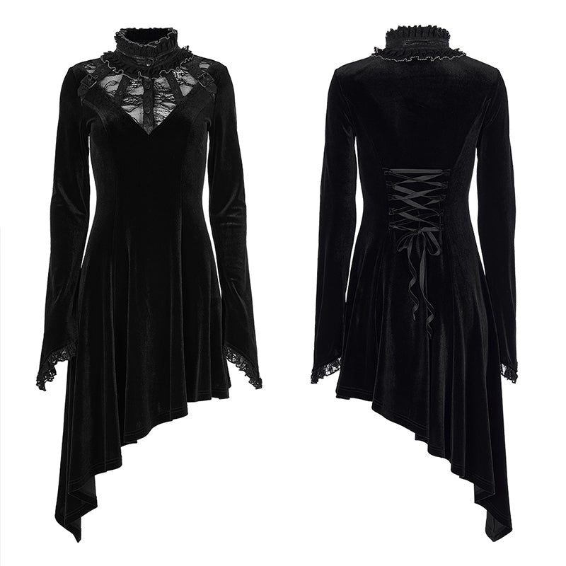 WQ-584LQF WQ-584LQF Gothic asymmetric dress