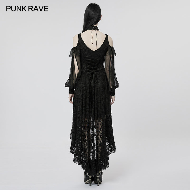 WQ-605LQF 2023 Goth lace dress