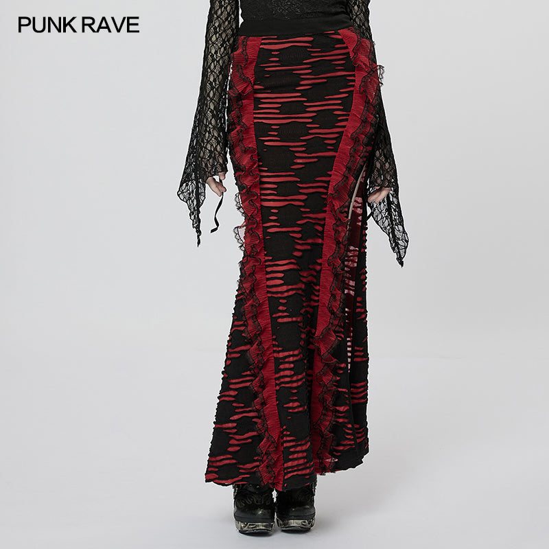 WQ-609DQF Gothic Jacquard Skirt