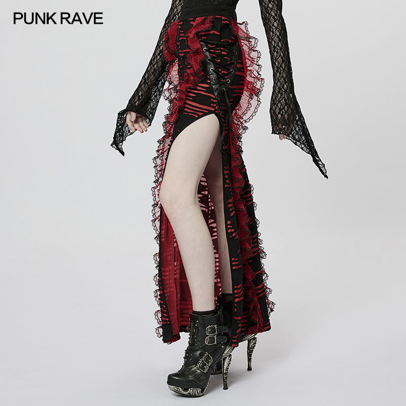 WQ-609DQF Gothic Jacquard Skirt