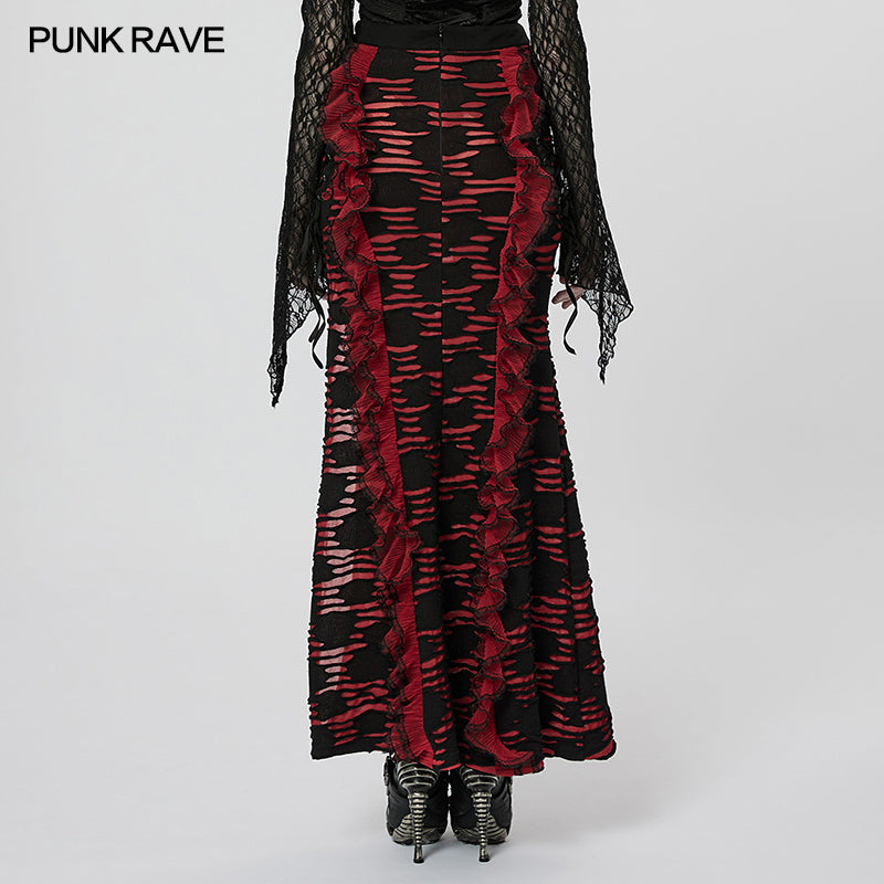 WQ-609DQF Gothic Jacquard Skirt