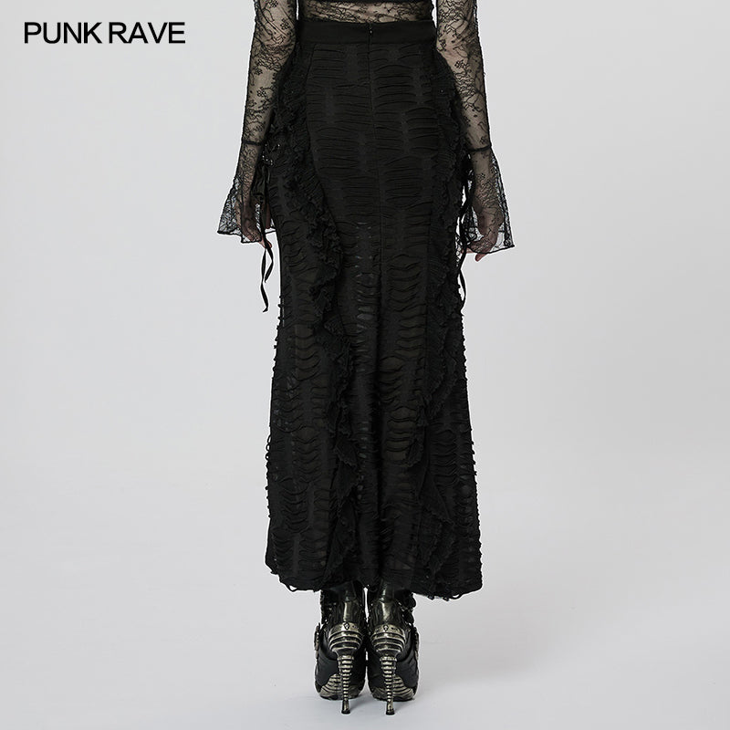 WQ-609DQF Gothic Jacquard Skirt