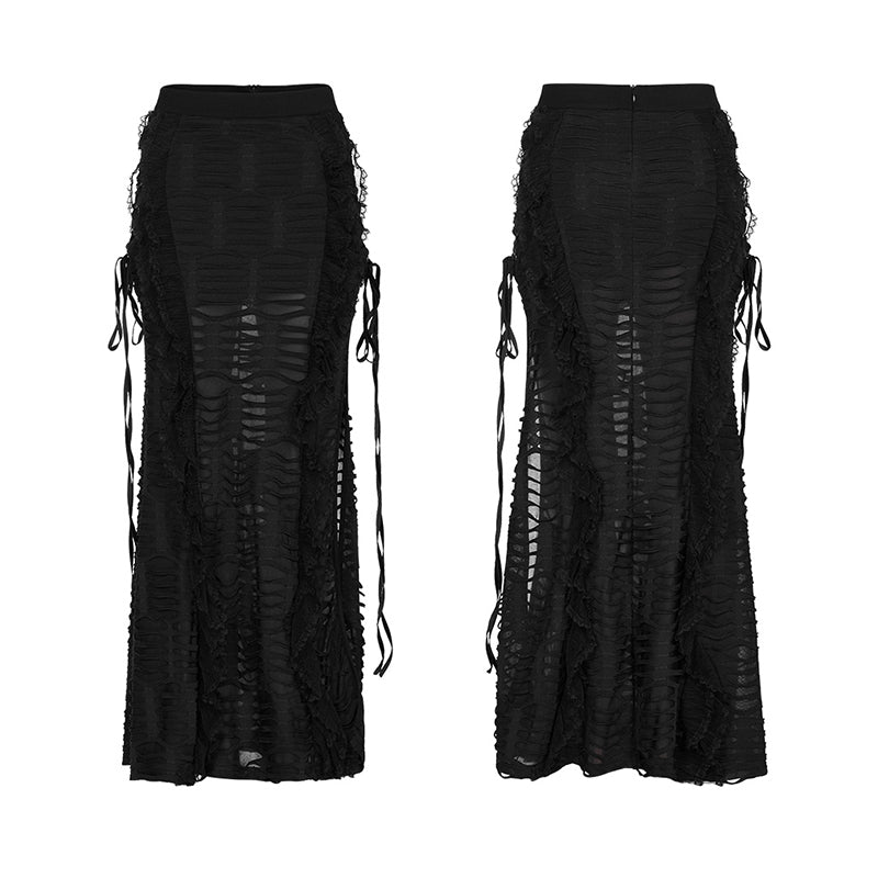 WQ-609DQF Gothic Jacquard Skirt