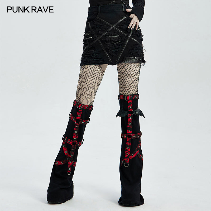 WS-462JTF Punk Girls Flared Leg Sleeve