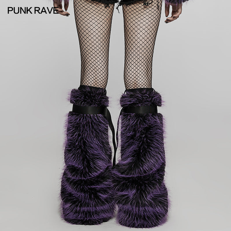 WS-505JTF Punk cool girl hairy leg warmer