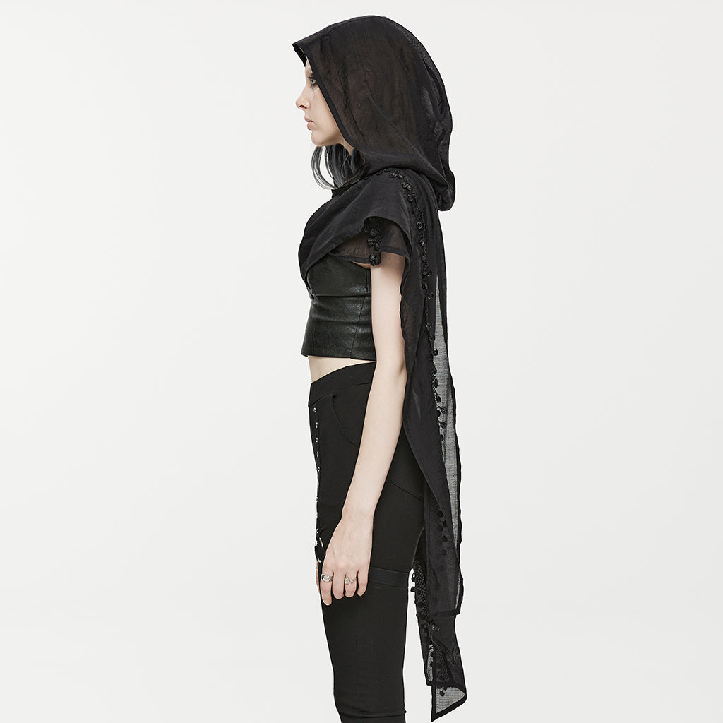 WS-534WJF Gothic Starry Hooded Punk Scarf Mysterious Constellation Wrap?-??Punk Rave Clothing