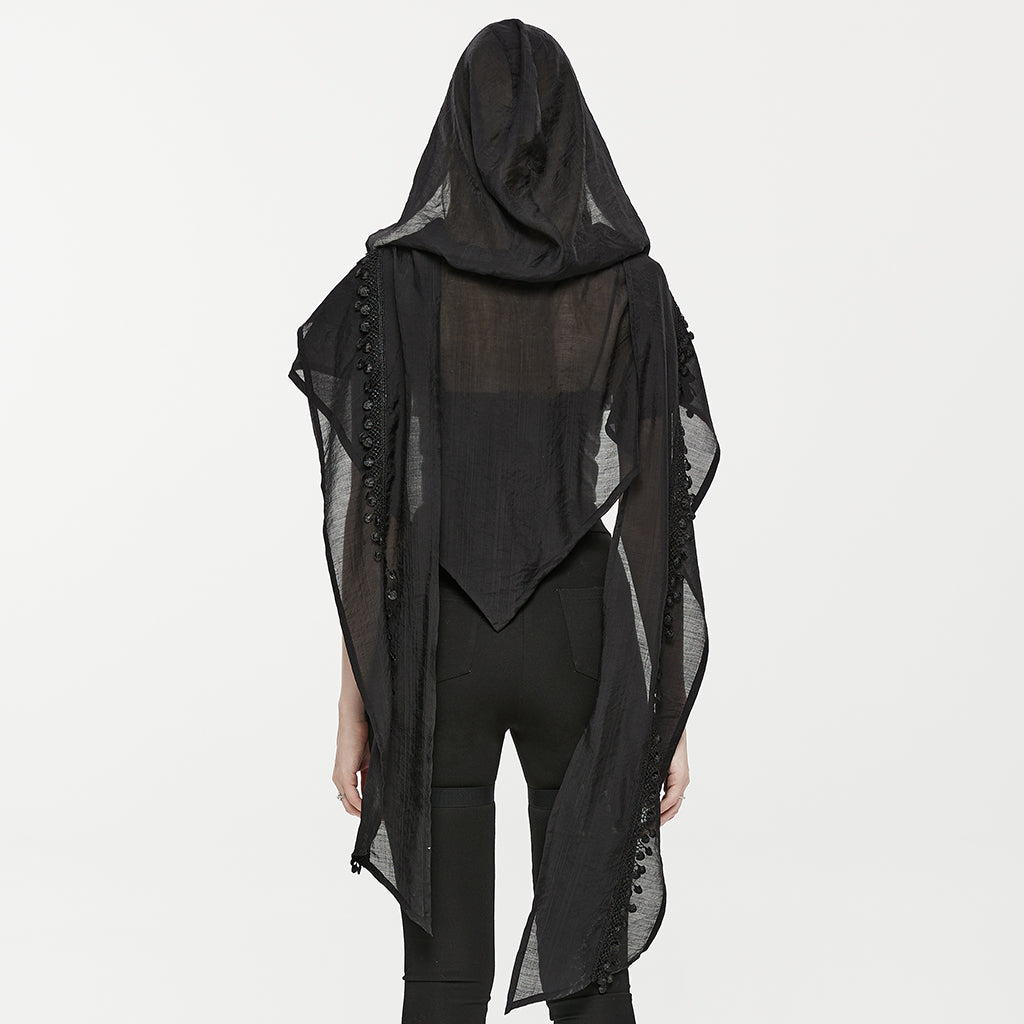WS-534WJF Gothic Starry Hooded Punk Scarf Mysterious Constellation Wrap?-??Punk Rave Clothing