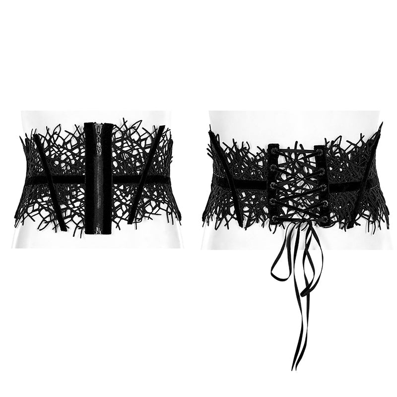 WS-537YDF Gothic withered vine shaped corset