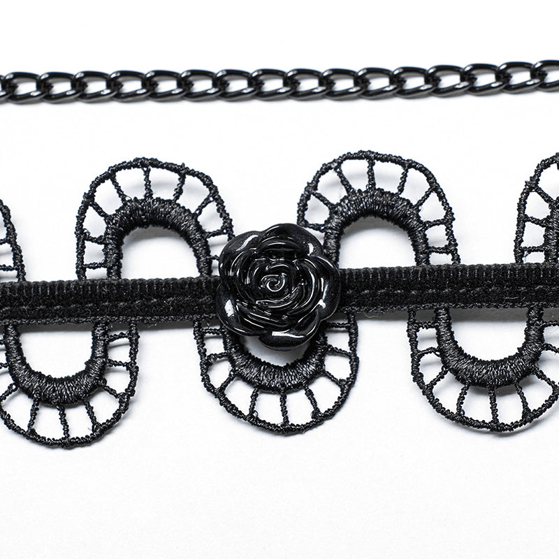 WS-544LHF Gothic snake shaped choker