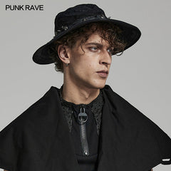 WS-560MZM Post Apocalyptic style distressed hat?-??Punk Rave Clothing