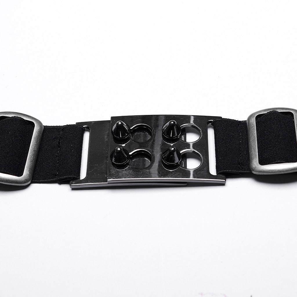 WS-591QTM Unisex Metal Chain Punk Harness Chest Accessories?-??Punk Rave Clothing