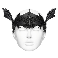 WS-607QTF Gothic Bat Wing Chain Headdress Punk Accessories Mask