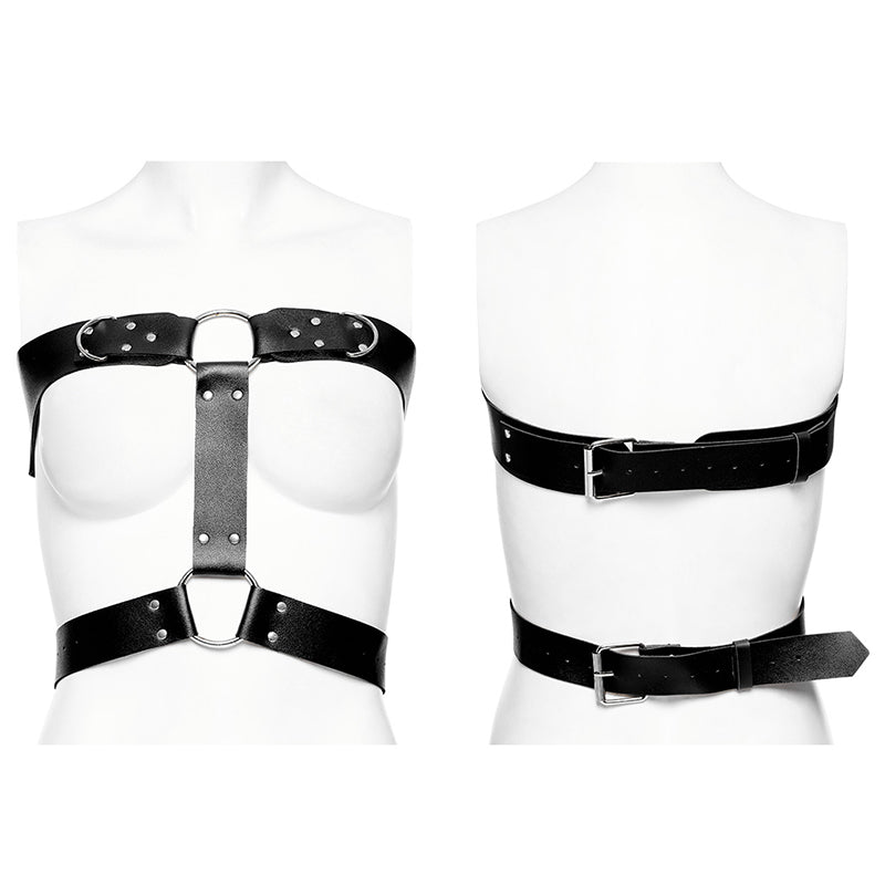 WS-608BDF Pink Gothic Waist Harness Adjustable Punk Accessories?-??Punk Rave Clothing