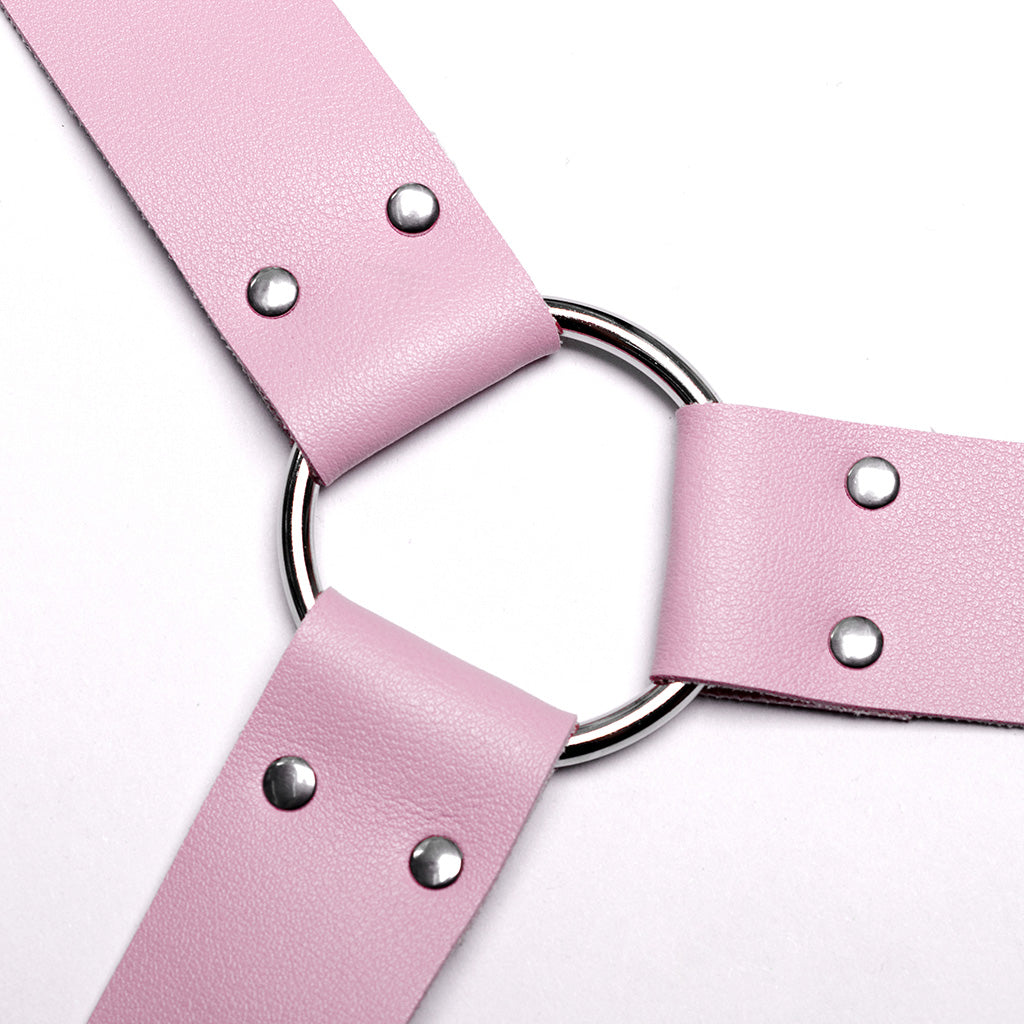 WS-608BDF Pink Gothic Waist Harness Adjustable Punk Accessories