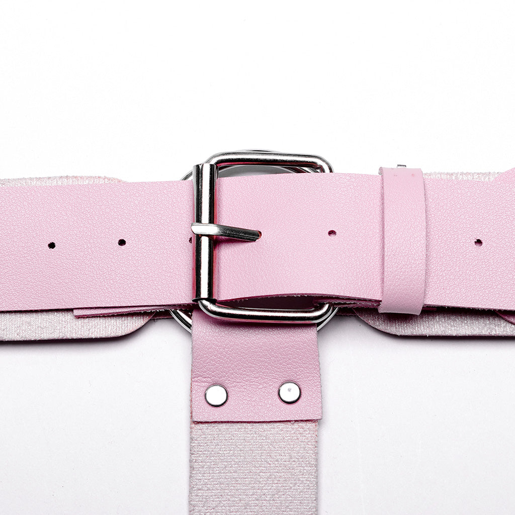 WS-608BDF Pink Gothic Waist Harness Adjustable Punk Accessories?-??Punk Rave Clothing