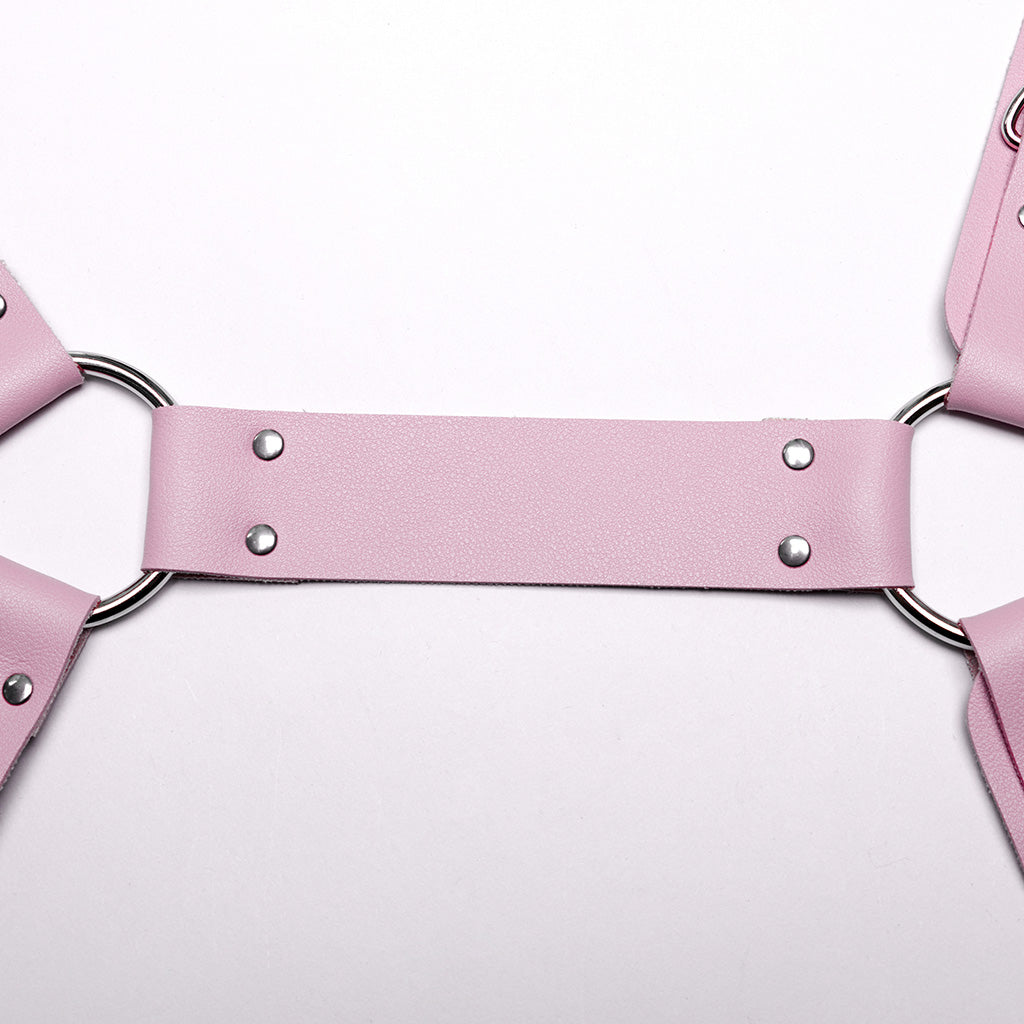 WS-608BDF Pink Gothic Waist Harness Adjustable Punk Accessories