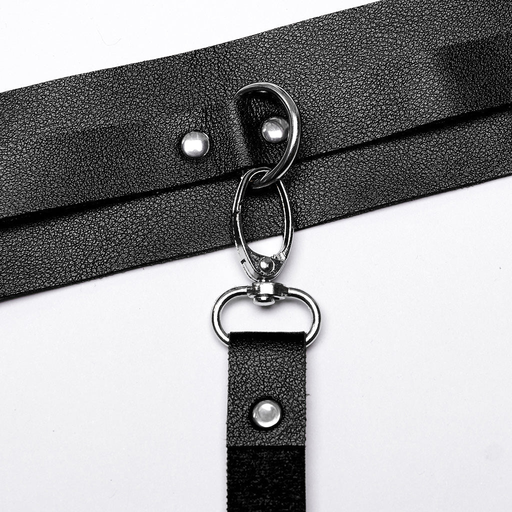 WS-612QTF Pink Gothic Leg Harness Punk Accessories Adjustable Fashion Belt Straps?-??Punk Rave Clothing