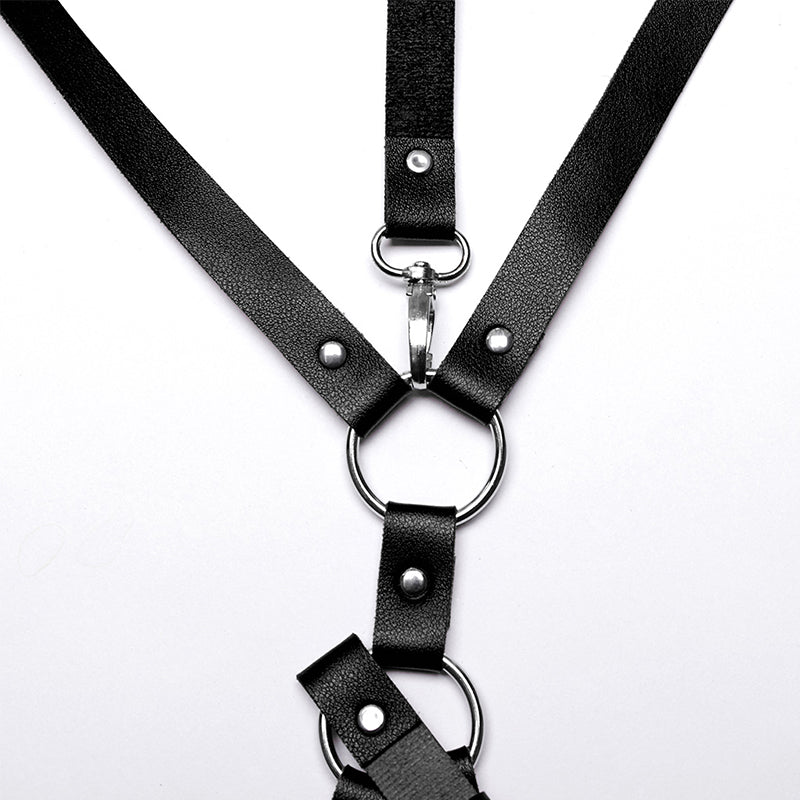 WS-612QTF Pink Gothic Leg Harness Punk Accessories Adjustable Fashion Belt Straps?-??Punk Rave Clothing
