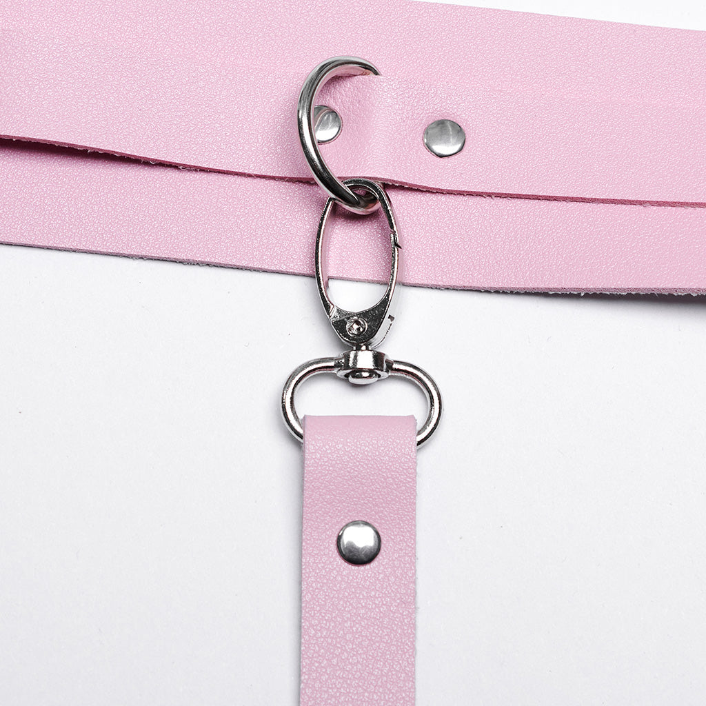 WS-612QTF Pink Gothic Leg Harness Punk Accessories Adjustable Fashion Belt Straps?-??Punk Rave Clothing