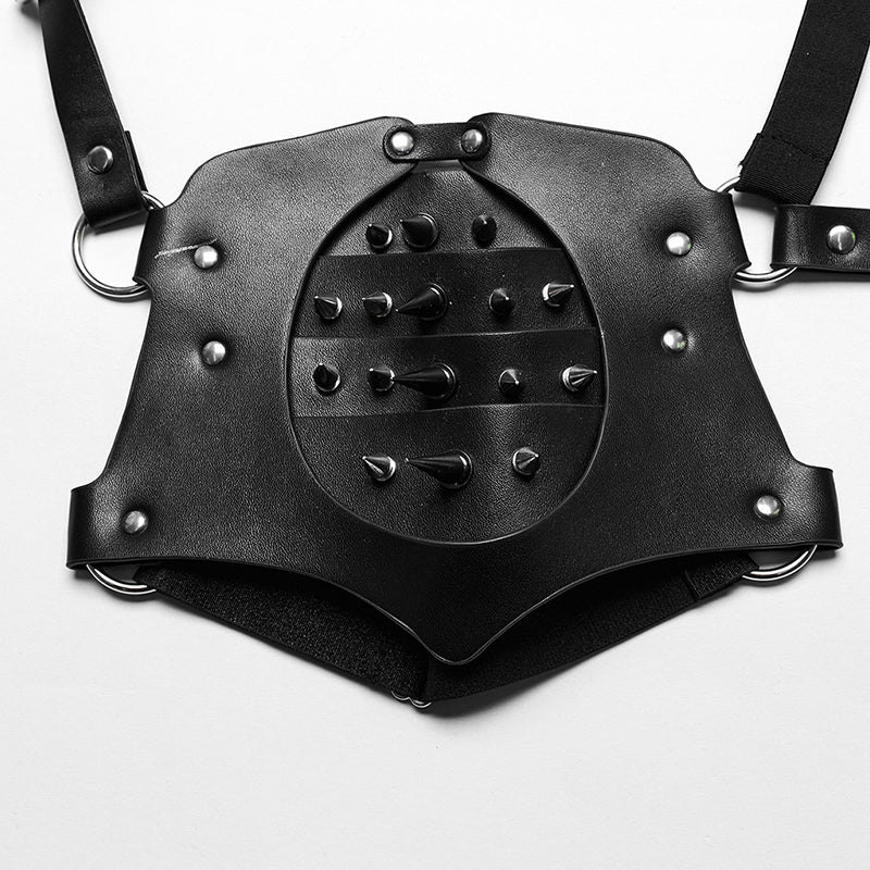 WS-617BDF Spiked Shoulder Harness Straps Gothic Punk Accessories Fashion