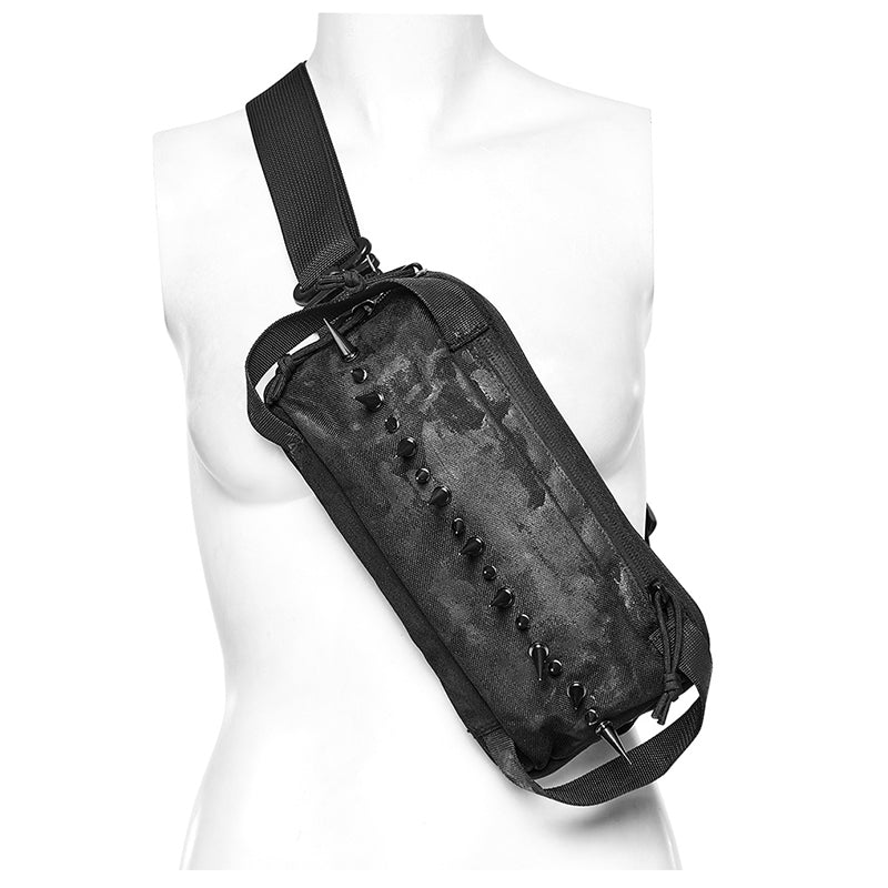 WS-627BB Edgy Black One-Shoulder Spiked Bag Punk Accessories?-??Punk Rave Clothing